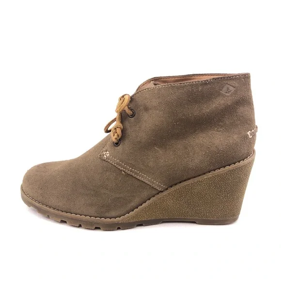 Sperry Shoes Sperry Topsider Stella Prow Wedge Ankle Boots 9m Poshmark